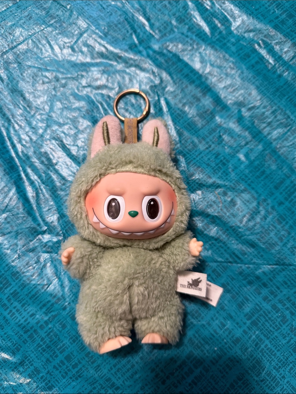 Plush Keychain - Green Bunny Costume The monsters Labubu